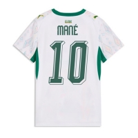 Camiseta Senegal Sadio Mane #10 Primera Equipación Replica Mundial 2026 para mujer mangas cortas